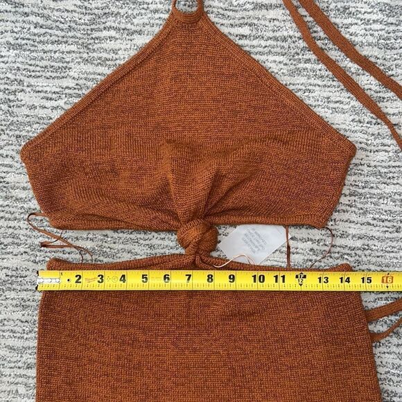 NWT Cult Gaia Cameron Knit Dress Amber XL - Picture 8 of 16